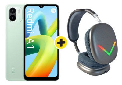 Pack Smartphone Xiaomi Redmi A1 32GO + Casque Bluetooth avec Réduction de Bruit (CAQ11NC) MEGA SOLDES ! reunion pas cher