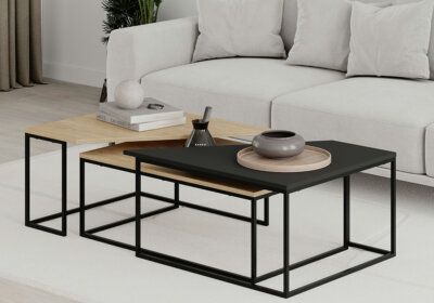 Set de 3 Tables de Salon Titan Les Meubles de Complément Les meubles qu'on aime !