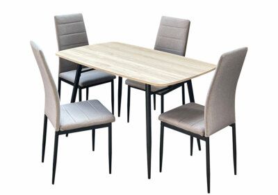 Ensemble Table à Manger avec 4 Chaises LES BONNES AFFAIRES Les meubles qu'on aime !