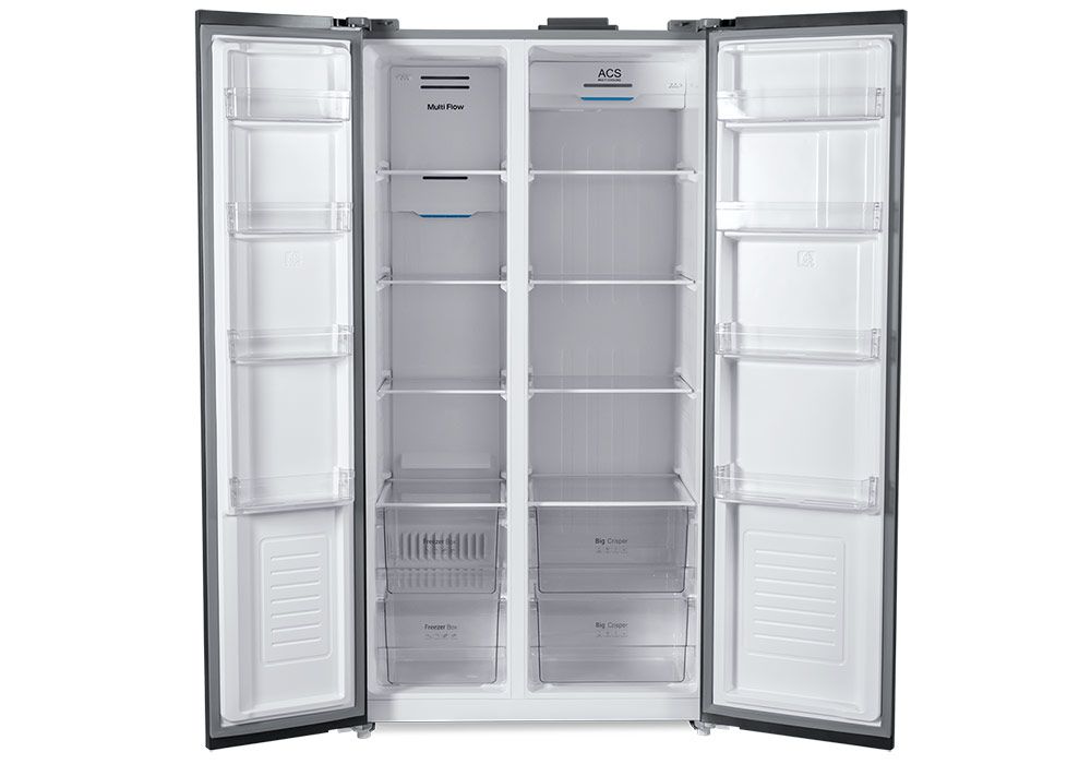 Réfrigérateur Américain Valberg Sbs 529 Wd D X742c Réfrigérateur Américain 2 Portes Inosense - Kit-M