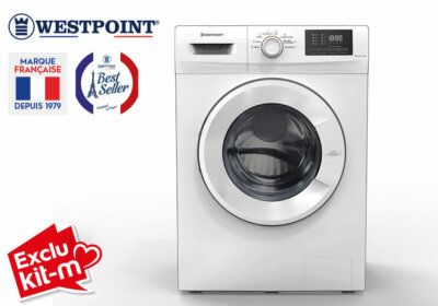 Lave-Linge 6KG Westpoint (WMT610F21) Exclu Kit-M !!! reunion pas cher