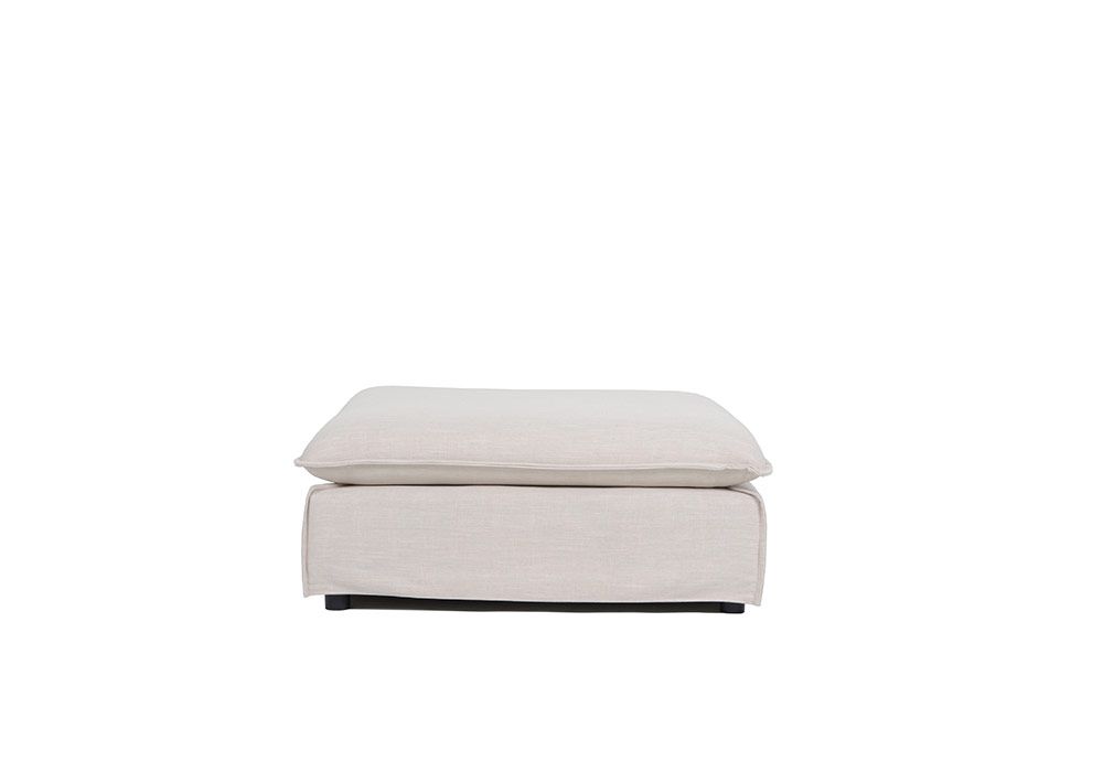 Pouf Hobart Style moderne et élégant En tissus polyester KitM