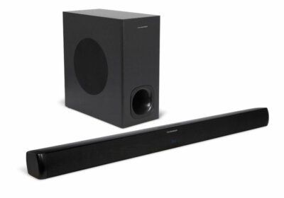Barre de Son + Caisson de Basse 2.1 Schneider (GMSCSBSUB120W) Les Barres de Son, Enceintes & Radios reunion pas cher