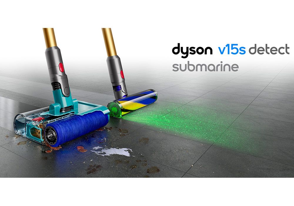 Aspirateur balai DYSON V15s detect submarine