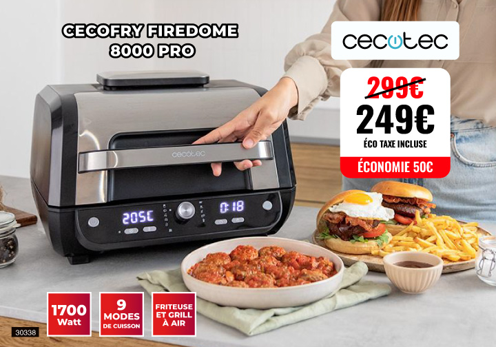 Cecofry-FireDome-8000-Pro-Friteuse-à-air-gril-Cecotec