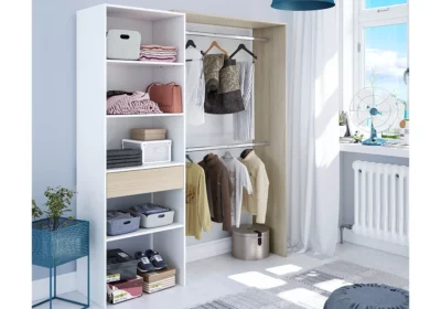 Dressing avec 1 Tiroir Michel Armoires, Commodes & Chevets Votre Magasin de Meuble et Électroménager à La Réunion ! 2 Dressing avec 1 Tiroir Michel