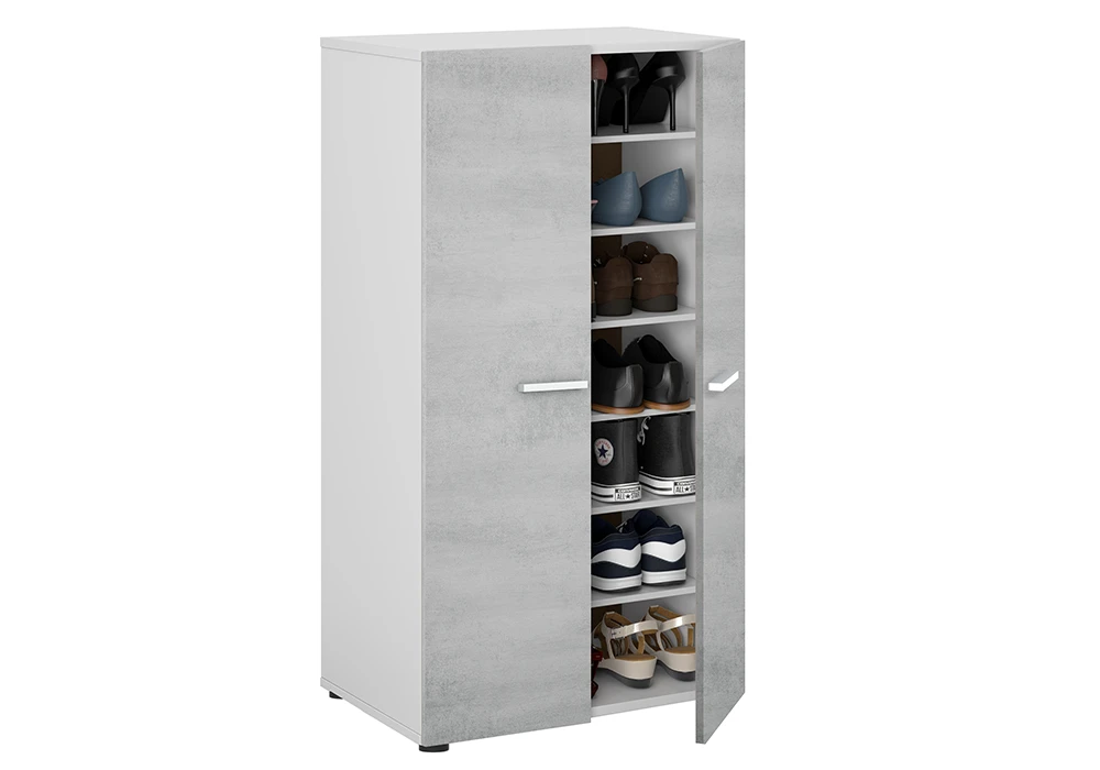 Armoire Chaussures 2 Portes Tidy Les Meubles de Complément Les meubles qu'on aime ! 2