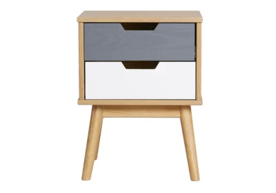 Chevet 2 Tiroirs (Collection Cusco) Armoires, Commodes & Chevets Votre Magasin de Meuble et Électroménager à La Réunion ! 2 Chevet 2 Tiroirs (Collection Cusco)