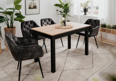 Table à Manger Rectangulaire avec Rallonge Centrale Coburg DESTOCKAGE WEB Votre Magasin de Meuble et Électroménager à La Réunion ! 3 commander table à manger quartier français 974 réunion