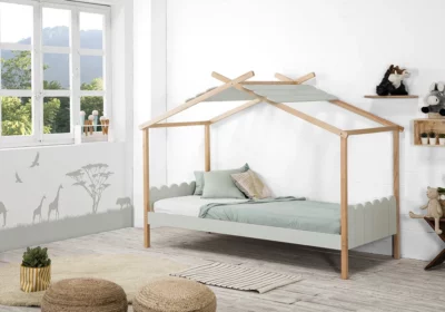 Lit Cabane 90x190cm Nuvem
