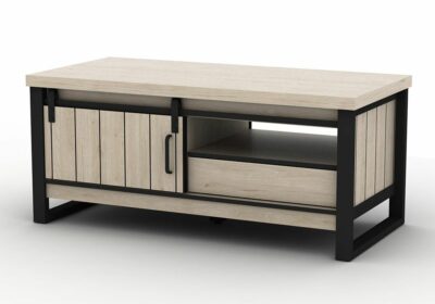 Table de Salon 1 Porte 1 Tiroir (Collection Mezzo Tampa)