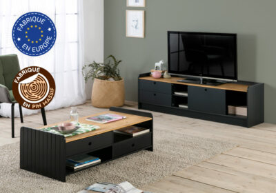 Lit LED 140x190cm (Collection Regina) Chambres à Coucher Votre Magasin de Meuble et Électroménager à La Réunion ! 4 acheter meuble tv st pierre réunion 974