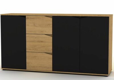 Meuble Enfilade 3 Portes 3 Tiroirs Casa