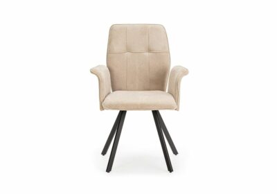 Ensemble 4 Chaises avec 2 Fauteuils Beige Mery Chaises Votre Magasin de Meuble et Électroménager à La Réunion ! 2 Ensemble 4 Chaises avec 2 Fauteuils Beige Mery