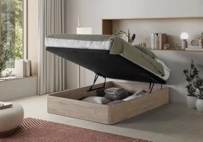 Lit Coffre 140x190cm Chêne Hypnos