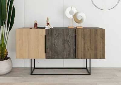Buffet Bas 3 Portes (Collection Titan) Meubles Votre Magasin de Meuble et Électroménager à La Réunion ! 2 Buffet Bas 3 Portes (Collection Titan)
