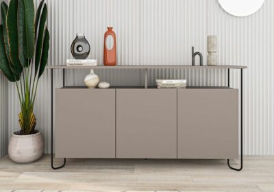 Chevet Haut 1 Tiroir Mercure Armoires, Commodes & Chevets Votre Magasin de Meuble et Électroménager à La Réunion ! 5 Buffet Bas 3 Portes (Collection Dilly)