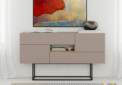 Buffet Bas 2 Portes 2 Tiroirs (Collection Titan) DESTOCKAGE WEB Votre Magasin de Meuble et Électroménager à La Réunion !