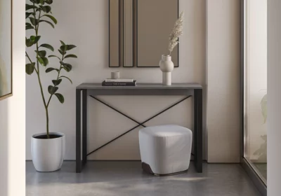 Console Grise Rétro Ardèche