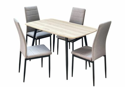 Ensemble Table à Manger avec 4 Chaises