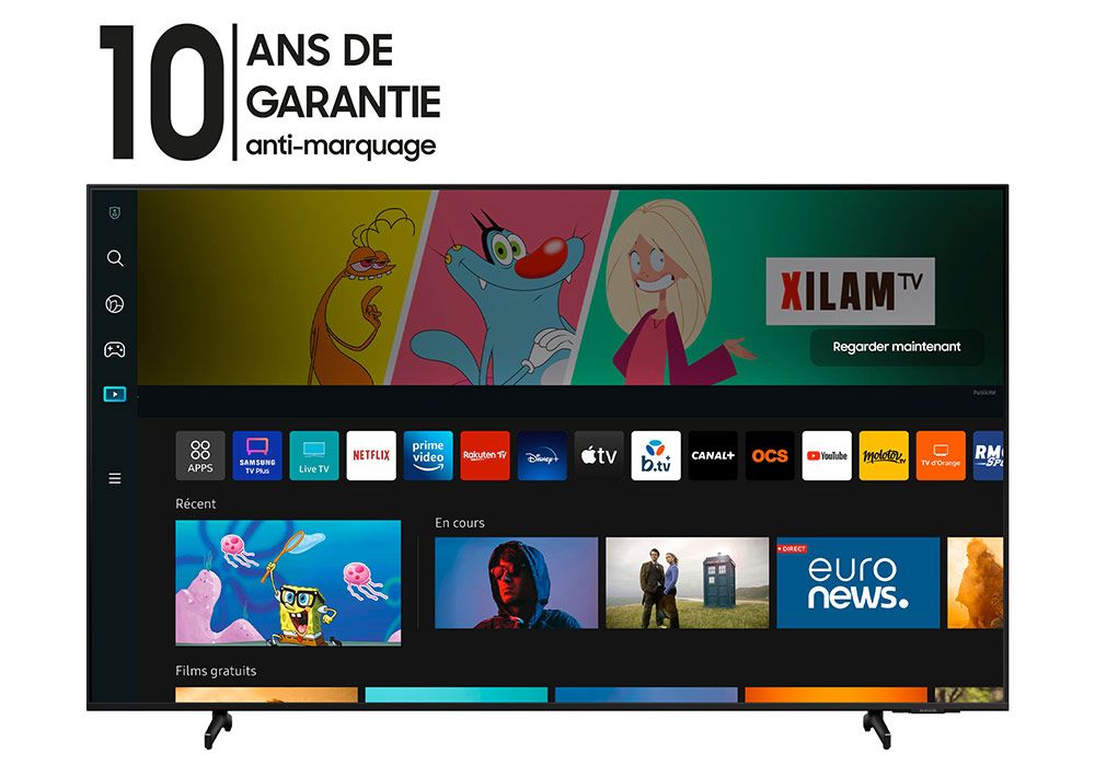 LED 4K HDR 10+ 214cm Crystal UHD Samsung (UE85BU8005) PROMO Votre Magasin de Meuble et Électroménager à La Réunion ! 4 acheter led quartier français réunion 974