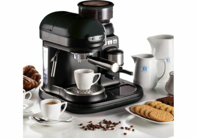 Machine à Expresso avec Moulin à Café Intégré Moderna Ariete (1318Noir)