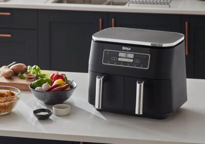 Friteuse sans Huile Foodi Double Compartiment 7.6L Ninja (AF300EU) Cuisine Votre Magasin de Meuble et Électroménager à La Réunion ! Friteuse sans Huile Foodi Double Compartiment 7.6L Ninja (AF300EU) Cuisine Votre Magasin de Meuble et Électroménager à La Réunion !