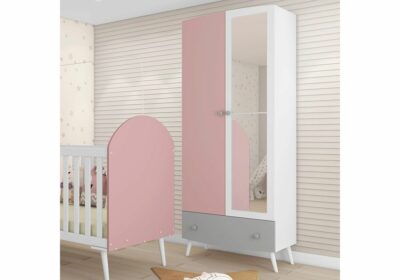 Armoire 2 Portes 1 Tiroir (Collection Ternura)