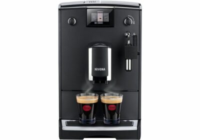 Meuble TV 2 Portes 2 Tiroirs (Collection Zaria Blanc/Chêne) Meubles Votre Magasin de Meuble et Électroménager à La Réunion ! 5 Expresso Broyeur Café Romatica avec Système à Lait Automatique Nivona (NICR550)