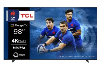 TV LED 4K HDR 98″ 248cm TCL (98P749) PROMO ! Votre Magasin de Meuble et Électroménager à La Réunion ! 2 TV LED 4K HDR 98" 248cm TCL (98P749)