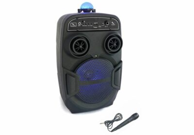 Enceinte Karaoké Lumineuse Bluetooth (KA118BOWL) Barres de Son, Enceintes & Radios Votre Magasin de Meuble et Électroménager à La Réunion ! 2 Enceinte Karaoké Lumineuse Bluetooth (KA118BOWL)