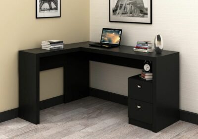 Bureau d'Angle 2 Tiroirs Me