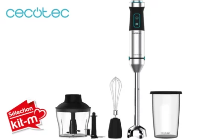 Mixeur Plongeant + Accesoires Power TitanBlack 1500 XL Cream&Crush Cecotec (4272)