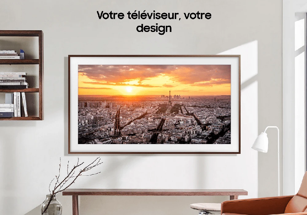 TV QLED 4K HDR The Frame 65″164cm Samsung (TQ65LS03B) Les Téléviseurs Les meubles qu'on aime ! 2