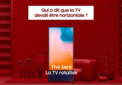 TV QLED 4K Rotatif THE SERO 43"108cm Samsung (TQ43LS05B)