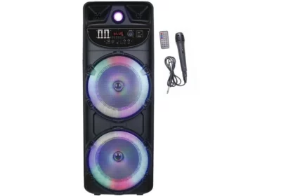 Enceinte Bluetooth Lumineuse + Micro Filaire Trolley (MS02XXL)