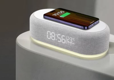 Réveil avec Chargeur Induction + LED Veilleuse (RV02-WIRELESS)