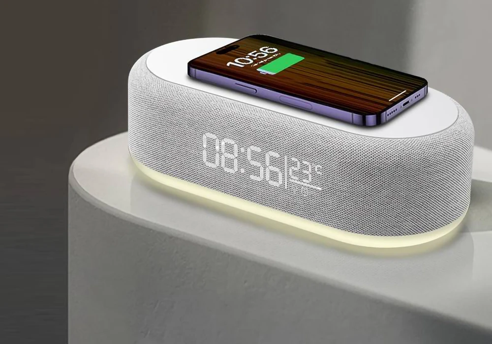 Réveil avec Chargeur Induction + LED Veilleuse (RV02-WIRELESS) Barres de Son, Enceintes & Radios Votre Magasin de Meuble et Électroménager à La Réunion ! 6 Réveil avec Chargeur Induction + LED Veilleuse (RV02-WIRELESS) Barres de Son, Enceintes & Radios Votre Magasin de Meuble et Électroménager à La Réunion ! 6