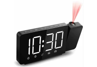 Radio Réveil Projecteur LED Bluetooth (RV19/B)