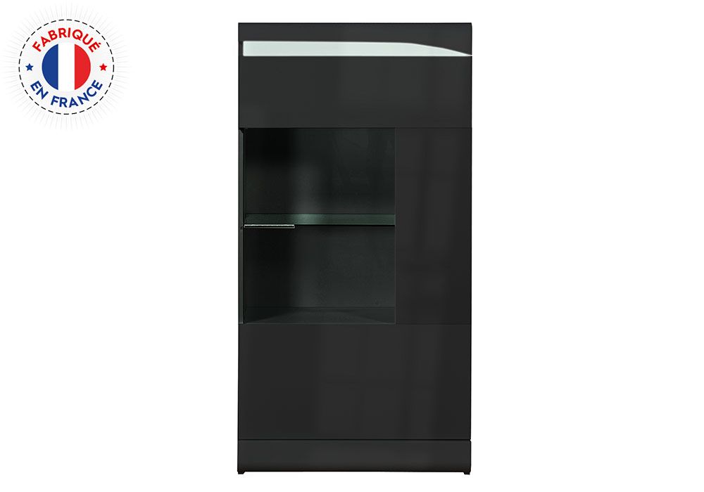 Vitrine 1 Porte (Collection Ovio Noir) Meubles Votre Magasin de Meuble et Électroménager à La Réunion ! 7 Vitrine 1 Porte (Collection Ovio Noir) Meubles Votre Magasin de Meuble et Électroménager à La Réunion ! 7