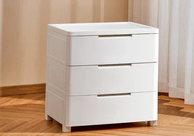 Tour de Rangement en Plastique 3 Tiroirs