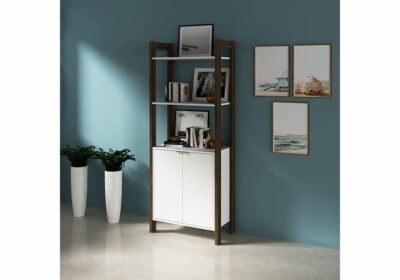Étagère 3 Tablettes 2 Portes Meubles Votre Magasin de Meuble et Électroménager à La Réunion ! 3 commander étagère le port 974 réunion