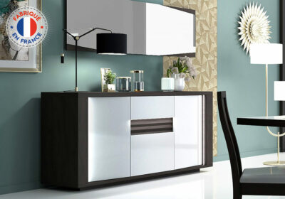 Bahut Bas 3 Portes 1 Tiroir LED (Collection Arolla) Meubles Votre Magasin de Meuble et Électroménager à La Réunion ! 3 commander bahut bas savannah 974 réunion
