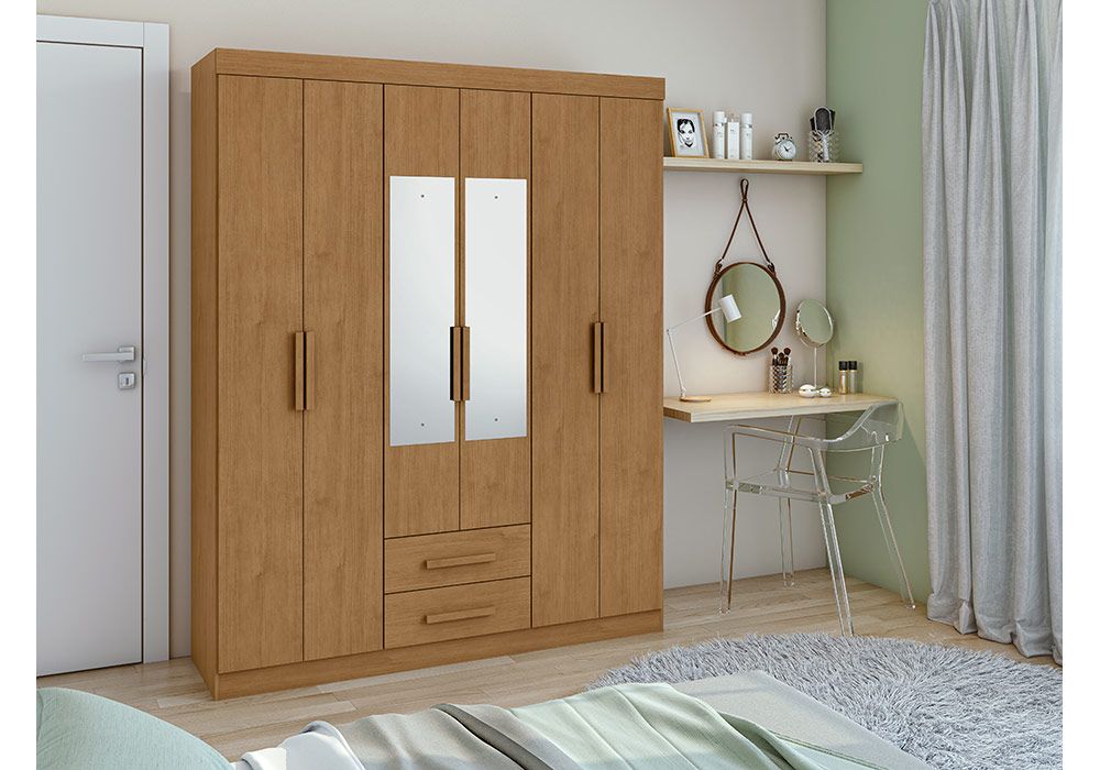 Armoire 6 Portes avec Miroirs Bardo Armoires, Commodes & Chevets Votre Magasin de Meuble et Électroménager à La Réunion ! 6 commander armoire st louis 974 réunion