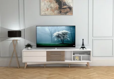 Meuble TV 2 Tiroirs Bianca