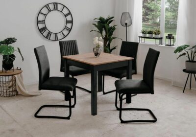 Table à Manger Carrée avec Allonge Coburg DESTOCKAGE WEB Votre Magasin de Meuble et Électroménager à La Réunion ! 3 Table à Manger Carrée avec Allonge Coburg