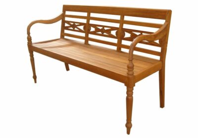 Canapé 2 Places en Bois Teck