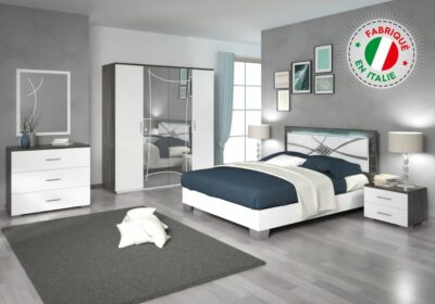 Lit LED 140x190cm avec Sommier Gloria Chambres à Coucher Votre Magasin de Meuble et Électroménager à La Réunion ! 3 commander lit led st louis 974 réunion