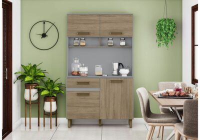 Buffet de Cuisine 4 Portes 1 Tiroir