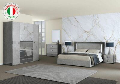 Lit LED 160x200cm (Collection Debora) Chambres à Coucher Votre Magasin de Meuble et Électroménager à La Réunion ! 2 commander chevet st louis réunion 974